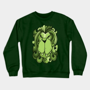 Lion - Greenery green Crewneck Sweatshirt